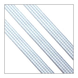 ruban vichy 10mm bleu clair