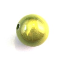 perle magique 20mm vert pomme x1