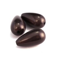 perle magique goutte gris 23mm