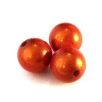 perle magique 14mm orange x5