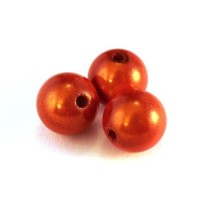 Perle magique 12mm orange x6