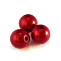 Perle magique 12mm rouge x6