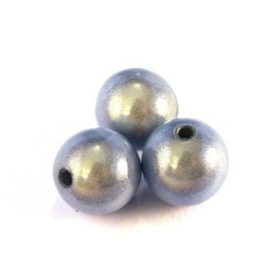 Perle magique 12mm bleu clair x6