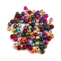 100 Perles magiques 4mm assortiment