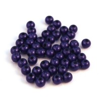 Perles magiques 4mm bleu foncé x50