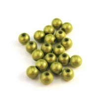 Perle magique 6mm vert pomme x20