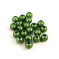 Perle magique 6mm vert foncé x20