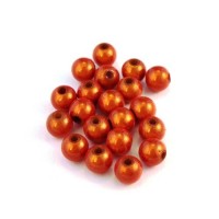 Perle magique 6mm orange x20