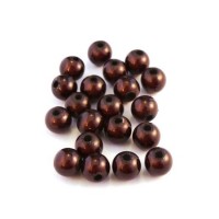 Perle magique 6mm marron x20