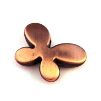 Perle CCB papillon cuivre x4