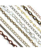Chaîne Dorée 14 M + Fermoirs Et Anneaux - Kit Complet Pour Fabriquer Bijoux DIY : Colliers, Bracelets, Boucles D’oreilles