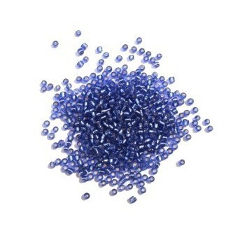 Perles de rocailles 2mm silver lined