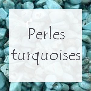 Perles turquoises